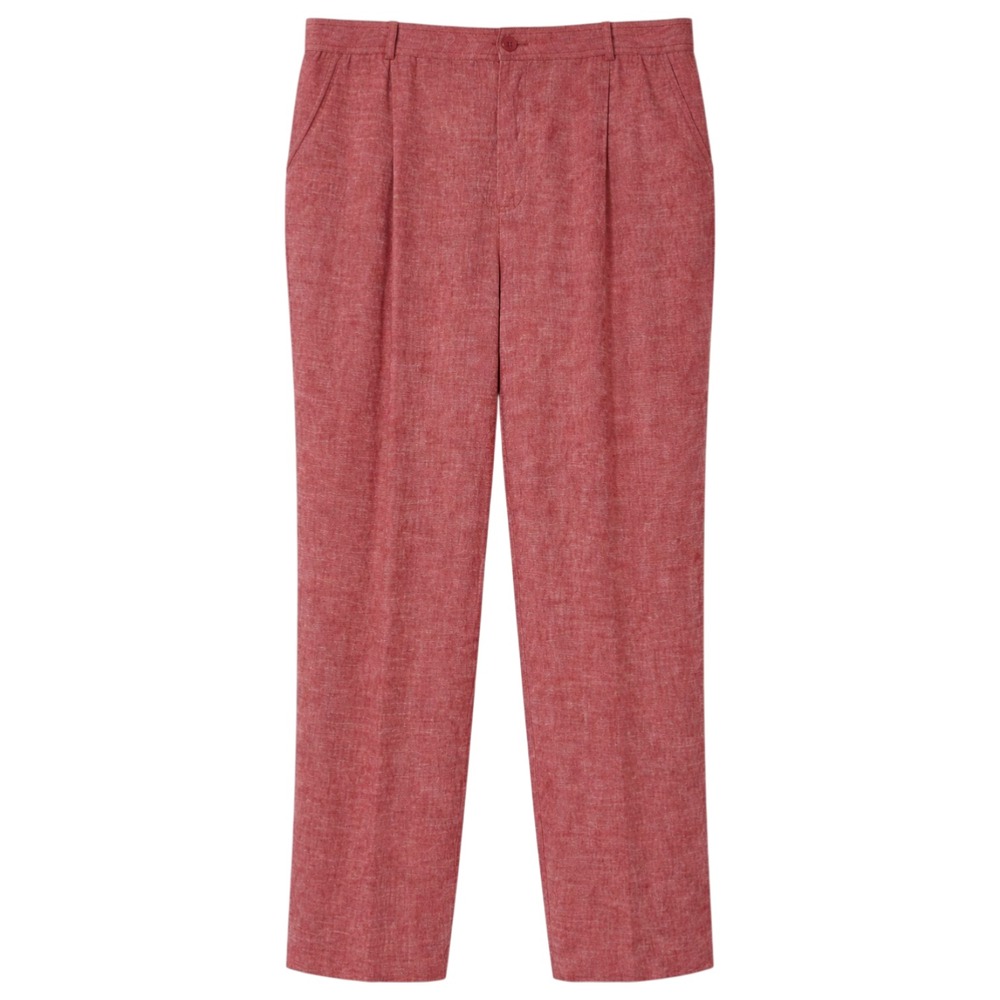 Vtg Linea Quiet Luxury Linen Pants Womens Sz 16 Coastal Grandmother Resortwear